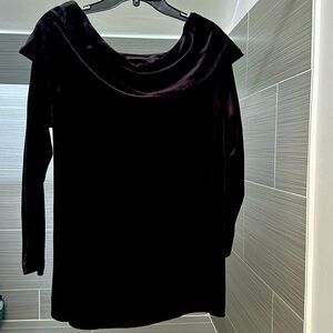 NWT velour blouse, Talbots